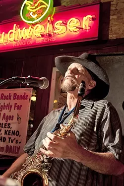 THE MUSIC NEVER STOPS: Prolific performer John Wessel releases a new CD and plays seven shows this month starting Jan. 13, at A-Town’s Tent City. - FILE PHOTO BY STEVE E. MILLER