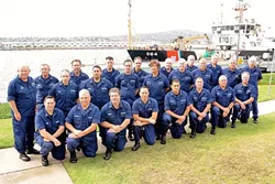 CIVILIAN COASTIES : Men and women can volunteer to be a part of the U.S. Coast Guard Auxiliary, trained to perform a variety of functions ranging from boat inspections to search-and-rescue missions. - PHOTO COURTESY OF U.S. COAST GUARD