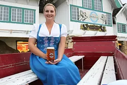 WORD OF MOUTH: For the first time, House of Bagels Central Coast will supply fresh pretzels (served alogside Firestone Walker Brewing Co. beer) at Madonna Inn’s Oktoberfest celebration, slated for Oct. 1 at the Madonna Inn Expo Center. - PHOTO BY AUDREY PEARCE
