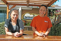 SISTER ACT:  From left, 2nd Street Cafe co-owners and sisters Doi and Noi Klinpratoom are a seasoned pair who serve up fresh seafood, soups, and salads with a side of small-town charm. - PHOTO BY HAYLEY THOMAS