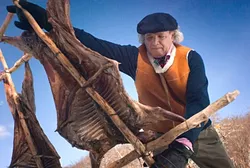 EAT UP: Argentine chef Frances Mallman gets a carcass set near an open fire in season one of the Netflix original series Chef’s Table. - PHOTO COURTESY OF NETFLIX