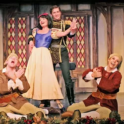 SINGING SNOW WHITE: The Great American Melodrama cast shines with comedy and musical prowess in the 'Snow White and the Four (Don’t Ask) Dwarves,' an operetta lampooning the classic Disney tale. - PHOTO COURTESY OF THE GREAT AMERICAN MELODRAMA