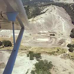 DEVASTATED: Aerial photos of Justin Vineyards and Winery’s clear-cutting of oak woodlands in June drew public outrage. The county recently released a draft of a permanent ordinance focusing on oak tree clear-cutting. - FILE PHOTO COURTESY OF MATT TREVISAN
