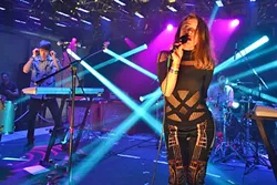 DYNAMIC DUO: The electronic beats and glittering pop vocals of Holychild come to SLO Brew on Aug. 21. - PHOTO COURTESY OF HOLYCHILD