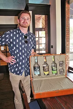 WISH THEY ALL COULD BE CA BOOZE: As the descendant of a family of moonshiners and an avid home distiller-turned-pro, Aaron Bergh has poured his heart and soul into making unique craft spirits that are distinctly “California style.” - PHOTO BY HAYLEY THOMAS