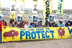 PROTECT THE SACRED: Some SLO County residents are getting ready to caravan out to North Dakota and support the Standing Rock Sioux Tribe’s protests against the Dakota Access Pipeline, which would transport oil from the Dakota oil fields to Illinois, skirting tribal land and running under the Missouri River. - PHOTO BY ROBERTO MONGE