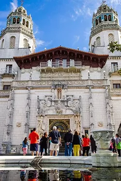 ETHEREAL: Because of the cathedral-esque exterior of Casa Grande, many visitors assume that Hearst was deeply religious. In fact, while he identified as “a Christian of no particular sort,” he rarely attended church. - PHOTO BY JAYSON MELLOM