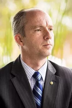 PROPOSITION OPPOSITION: Dan Dow is one of several California District Attorneys to speak out against Proposition 57. - FILE PHOTO BY HENRY BRUINGTON