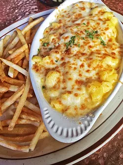 BLACK SHEEP BAR AND GRILL: Sometimes your first love is the one. This proved to be the case for us and Black Sheep Bar and Grill’s pub mac ’n’ cheese. - PHOTO BY RYAH COOLEY