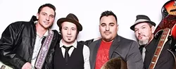 ROAD WARRIORS: Hardworking blues touring act Tony Holiday and the Velvetones plays the Frog and Peach on May 13. - PHOTO COURTESY OF TONY HOLIDAY AND THE VELVETONES