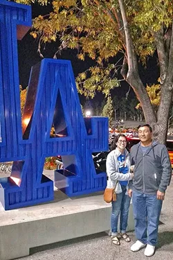 FAMILY : While I will be a forever Dodgers fan, my dad is firmly behind the St. Louis Cardinals. - PHOTO COURTESY OF KAREN GARCIA