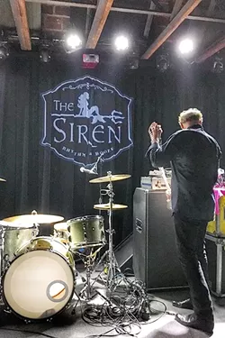 AFTER THE SHOW: The Siren’s motto, Rhythm & Booze, hints at the club’s focus on good music and good times. - PHOTO BY GLEN STARKEY