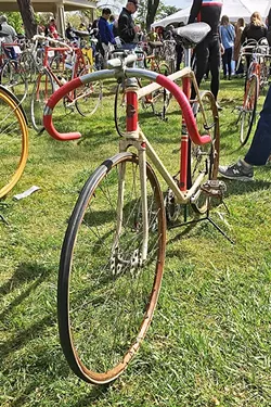 OLDIES BUT GOODIES: All the bicycles involved in Eroica events have to be pre-1987 or older. - PHOTOS BY GLEN STARKEY
