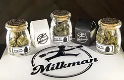 MEDICAL DELIVERY: The Milkman Collective brings the best medical marijuana products to your doorstep, and in stylish cartons and bottles, to boot. - PHOTO BY JAYSON MELLOM