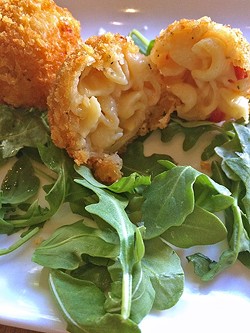 EUREKA! :  Go for the mac &lsquo;n&rsquo; cheese balls during Eureka!&rsquo;s late night happy hour after a night of drinking downtown. - PHOTO BY RYAH COOLEY