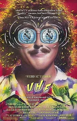 DARE TO BE STUPID Cal Poly alum “Weird Al” Yankovic’s brand of oddball humor is on full display in 1989’s UHF. - PHOTO COURTESY OF ORION PICTURES