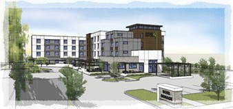 HILTON SUITES Atascadero will get its first development at the vacant Del Rio Marketplace, a 120-room hotel. - PHOTO COURTESY OF THE CITY OF ATASCADERO
