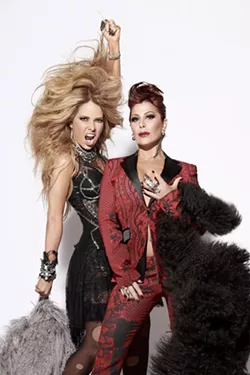 GUERRA DE MUJERES Mexican pop divas Gloria Trevi and Alejandra Guzmán face off in a special concert on Sept. 24, at Vina Robles Amphitheatre. - PHOTO COURTESY OF GLORIA TREVI AND ALEJANDRA GUZMÁN
