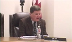 UNDER PRESSURE Arroyo Grande Mayor Jim Hill is facing increasing calls to step down from his seat on the South SLO County Sanitation District after the results of a misconduct investigation. - PHOTO BY CHRIS MCGUINNESS