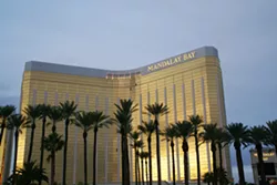 TRAGEDY IN VEGAS A lone gunman killed at least 59 people, including himself, and injured more than 500 others when he opened fire on an outdoor music festival from his hotel room on the 32nd floor of the Mandalay Bay Resort and Casino. - PHOTO ©HERMANN LUYKEN (VIA CREATIVE COMMONS)