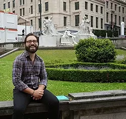 JUST A NEW JERSEY KID Artist Jim Dessicino lived in Italy several times between 2005 to 2010. - PHOTO COURTESY OF JIM DESSICINO