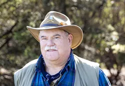 READING THE SIGNS Bill Decker has hunted deer on land in and around the Los Padres National Forest for more than 50 years. He told New Times he's never seen a drop off in deer numbers like he has in recent years. - PHOTO BY JAYSON MELLOM
