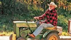 SLOW RIDE Alvin Straight (Richard Farnsworth) travels from Iowa to Wisconsin on a lawn mower in David Lynch's The Straight Story (1999). - PHOTO COURTESY OF WALT DISNEY PICTURES