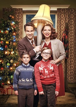 HAPPY HOLIDAYS A Christmas Story Live! is the musical version of the beloved holiday story, featuring stars like Chris Diamantopoulos (Silicon Valley) and Maya Rudolph (Bridesmaids) along with newer talent like Tyler Wladis as Randy and Andie Walken as Ralphie. - PHOTOS COURTESY OF FOX