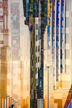 LIGHT Tower of Control by SLO artist Bryn Forbes is a fascinating barrage of color and reflection within a cityscape. - IMAGE COURTESY OF BRYN FORBES