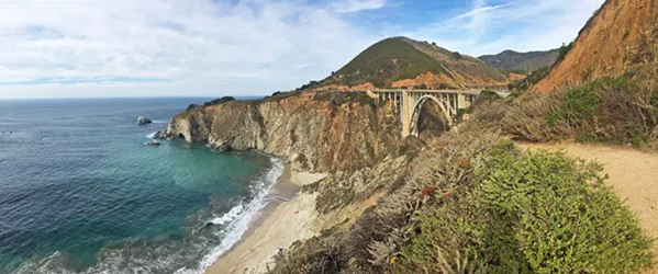 PHOTOGRAPH THIS The Bixby Creek Bridge on Highway 1 is one of the most iconic bridges in California. - PHOTO BY CAMILLIA LANHAM