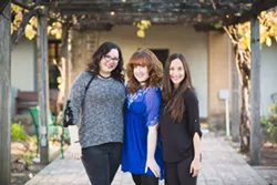 NEW YEAR, NO MEAT? You don't have to commit to a meatless existence to learn how to make delicious and healthy vegan meals. From left, Meaghan McVicker, Skye Pratt, and Veronica Dailey of Dailey and Pratt Vegan Consulting. Together, the group hosts vegan events, certifies local vegan restaurants, offers vegan catering, and provides classes and education. - PHOTO COURTESY OF SKYE PRATT