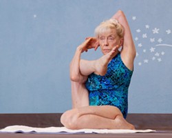 THE YOGINI Russian occupation survivor Emmy Cleaves, 85, said, "It's not your numerical age; it's your biological age, so think young, act young, feel young, forget the number." - PHOTO COURTESY OF SKY BERGMAN