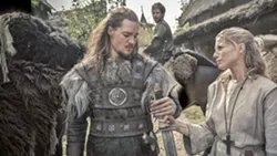 SWORD SWAGGER Saxon prince Uhtred of Bebbanburg (Alexander Dreymon, center) returns to his homeland hoping to reclaim his lordship in Netflix and BBC Two's The Last Kingdom. - PHOTO COURTESY OF NETFLIX