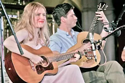 TOUCH OF THE IRISH Frank Fairfield and Meredith Axelrod are among several performers appearing at Féile Parkfield, California's first ever Irish-American festival, on March 17 and 18. - PHOTO COURTESY OF FRANK FAIRFIELD AND MEREDITH AXELROD