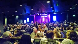 FULL HOUSE Photography was prohibited during the show but I snapped this shot of the crowd before Dana Carvey took the stage. - PHOTO BY CALEB WISEBLOOD