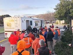 MASSIVE SEARCH San Luis Obispo Police Department investigators said they found the body of a female while searching Prefumo Canyon on March 25. The search was part of an investigation into the disappearance of 26-year-old Kristen Marti. Members of the SLO County Sheriff's Search and rescue team (pictured above) participated in the search. - PHOTO BY COURTESY OF THE SLO POLICE DEPARTMENT