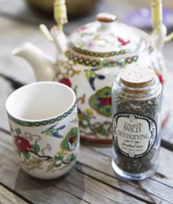 HEALING HERBS Tamed Wild sells custom blends of herbs and teas to treat common maladies like tummy troubles, anxiety, or sleeplessness. - PHOTO BY JAYSON MELLOM