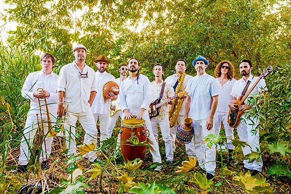 PUMP UP THE VOLUME Jungle Fire brings its Latin and Afrobeat sounds to The Siren on April 29. - PHOTO COURTESY OF JUNGLE FIRE