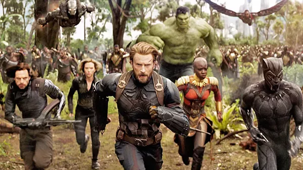 SUPER HEROES The Avengers must sacrifice everything in order to defeat the evil Thanos in Avengers: Infinity War. - PHOTO COURTESY OF WALT DISNEY PICTURES