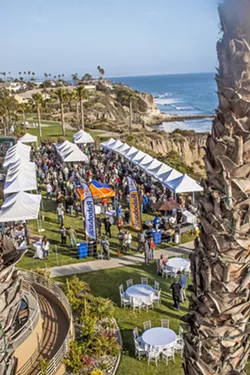 SURFER FUEL Wine, Waves, and Beyond's Barrel to Barrel event will feature more than 40 craft breweries and area wineries, plus food from Splash Cafe, Cracked Crab, Apple Farm, Gardens of Avila, Cool Cat Cafe, Marisol at the Cliffs, and Vivant Fine Cheese all at the Cliffs Resort in Pismo Beach this May 6. - PHOTO COURTESY OF WINE, WAVES, AND BEYOND