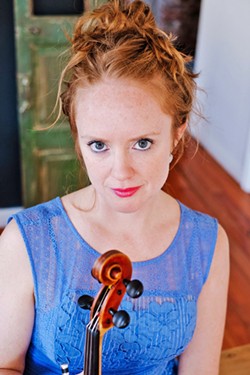 RAZZLE DAZZLE Virtuosic fiddler Hanneke Cassel and her trio play a SLOFolks show at Castoro Cellars on May 5. - PHOTO COURTESY OF HANNEKE CASSEL
