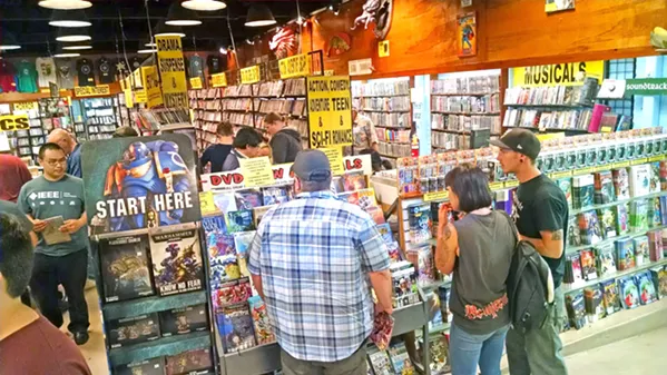 WIDE SELECTION Captain Nemo offers an overwhelming plethora of comics to choose from all year round. - PHOTO BY CALEB WISEBLOOD