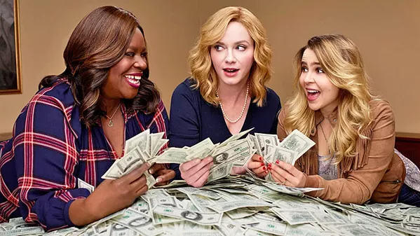 FEMALE REVOLT The three female leads of Good Girls, Ruby (Retta), Beth (Christina Hendricks), and Annie (Mae Whitman), have had it with struggling to make ends meet and are doing something about it. - PHOTO COURTESY OF VARIETY