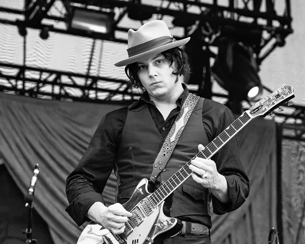 WHITE STRIPES While today Celeste Hope captures images of wine for her and her husband's company, Hope Family Wines, in her younger years she worked as a photographer, snapping shots of artists like White Stripes frontman Jack White. - PHOTO COURTESY OF CELESTE HOPE