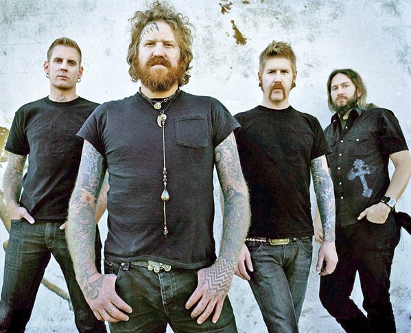 HEAVY Mastodon (pictured) co-headlines with Primus at the Avila Beach Golf Resort on June 28, in a beach concert brought to you by Otter Productions, Inc. - PHOTO COURTESY OF MASTODON