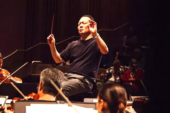 INTERNATIONAL MUSIC MAN Festival Mozaic Music Director Scott Yoo (center) splits his time between San Luis Obispo; Mexico City; Columbia, Missouri; and wherever else the music takes him. - PHOTO COURTESY OF FESTIVAL MOZAIC