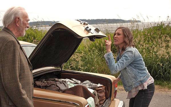 FAMILY Laura (Vera Farmiga) ends up driving her estranged, pot dealing dad (Christopher Plummer) along the California coast after he's kicked out of his retirement home in Boundaries. - PHOTO COURTESY OF SONY PICTURES CLASSICS