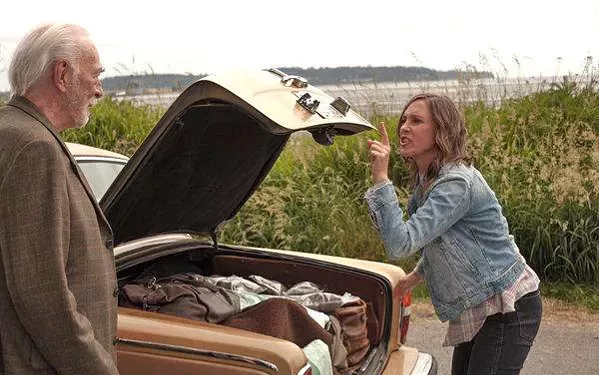 FAMILY Laura (Vera Farmiga) ends up driving her estranged, pot dealing dad (Christopher Plummer) along the California coast after he's kicked out of his retirement home in Boundaries. - PHOTO COURTESY OF SONY PICTURES CLASSICS