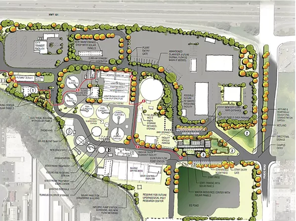 LOCAL JOBS? The city of SLO has opened negotiations for a Project Labor Agreement on long-awaited upgrades to its Water Resource Recovery Facility (pictured), in an effort to give local workers first dibs on the project. - IMAGE COURTESY OF THE CITY OF SLO