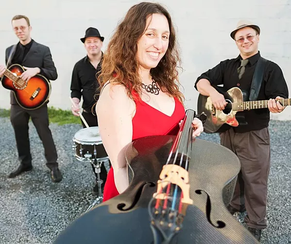 GET DIRTY Dirty Cello plays the third annual Bluegrass, Blues, and Buffalos at Lazy Arrow Adventures in Santa Margarita on Aug. 18. - PHOTO COURTESY OF J MIJARES